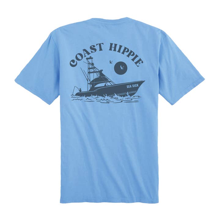 Big Boat Unisex Short Sleeve T-Shirt In 100% Cotton for wholesale by Coast Hippie