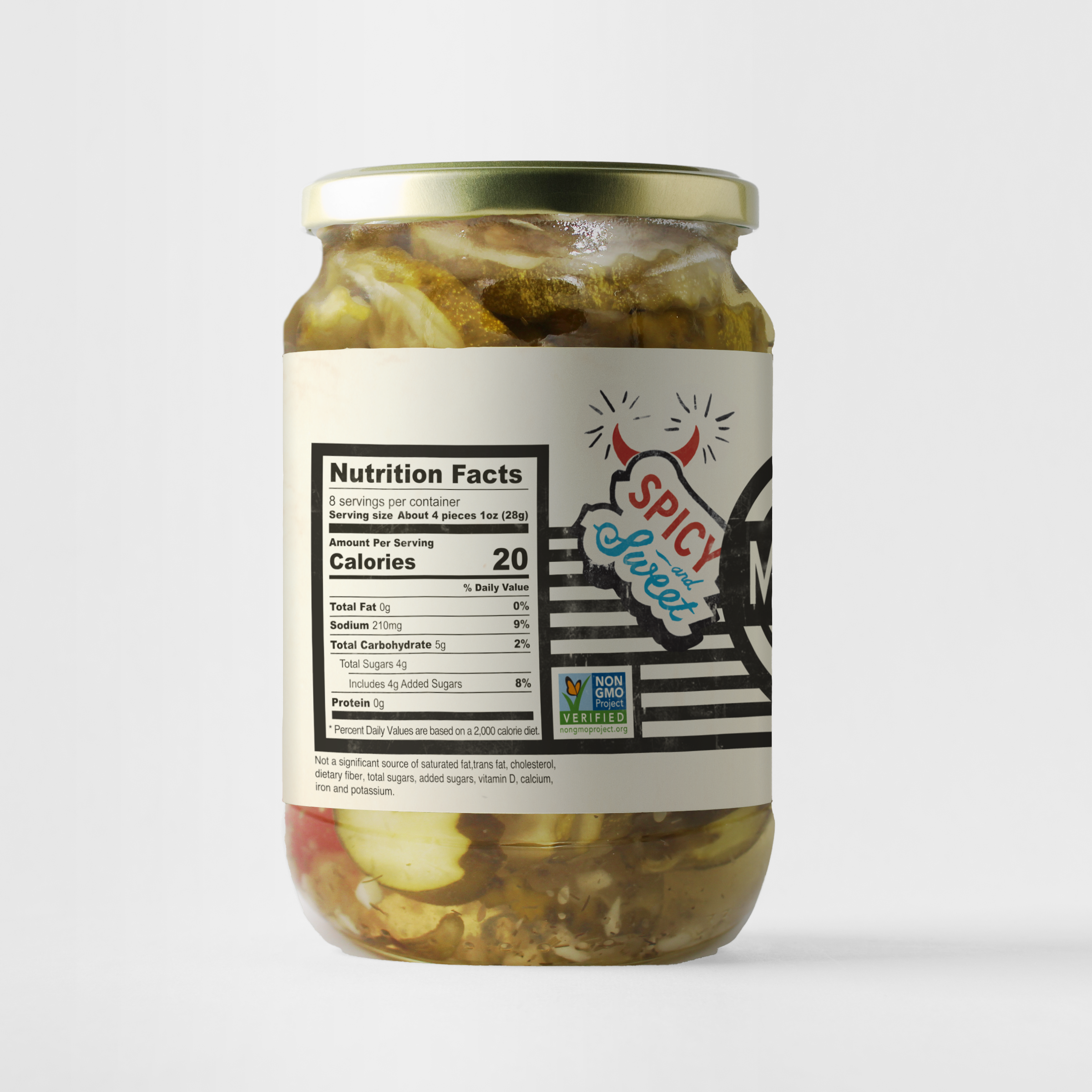 McClure's - Wholesale Pickled Vegetables - McClure's Sweet & Spicy Coin Cut Slices2