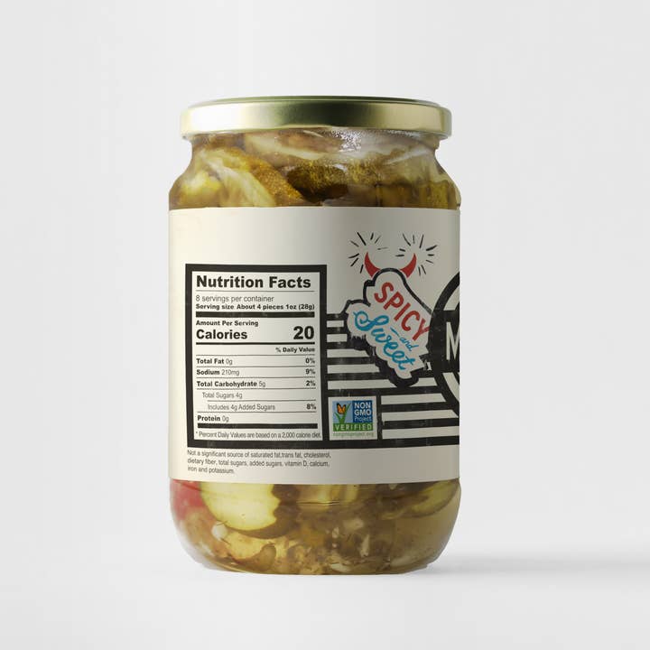 McClure's - Wholesale Pickled vegetables - McClure's Sweet & Spicy Coin Cut Slices2