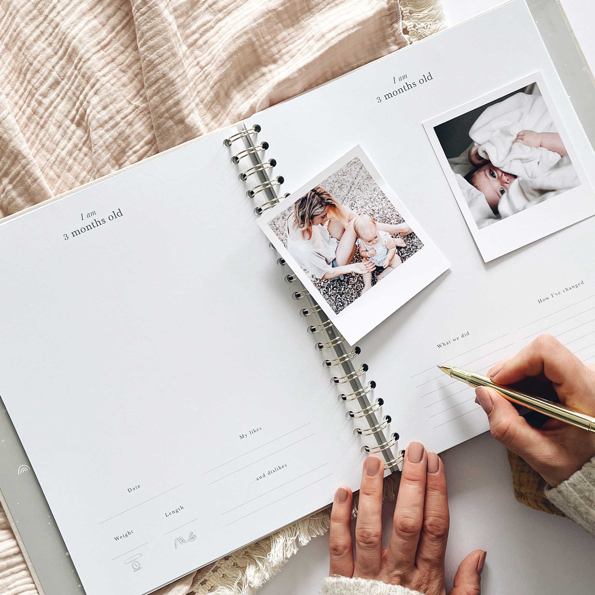 Blush And Gold - Wholesale Memory Book - Kids & Baby - My Baby Book (Safari) luxury keepsake memory book + box16