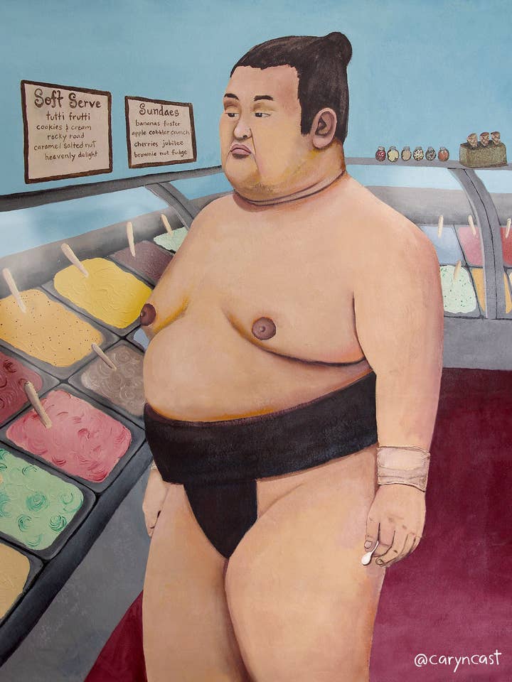 Servir suave para venta al por mayor de Caryn Cast Art