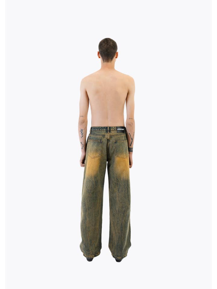 Life Is Pain® - Wholesale Jeans - Men's - Solar-washed baggy jeans