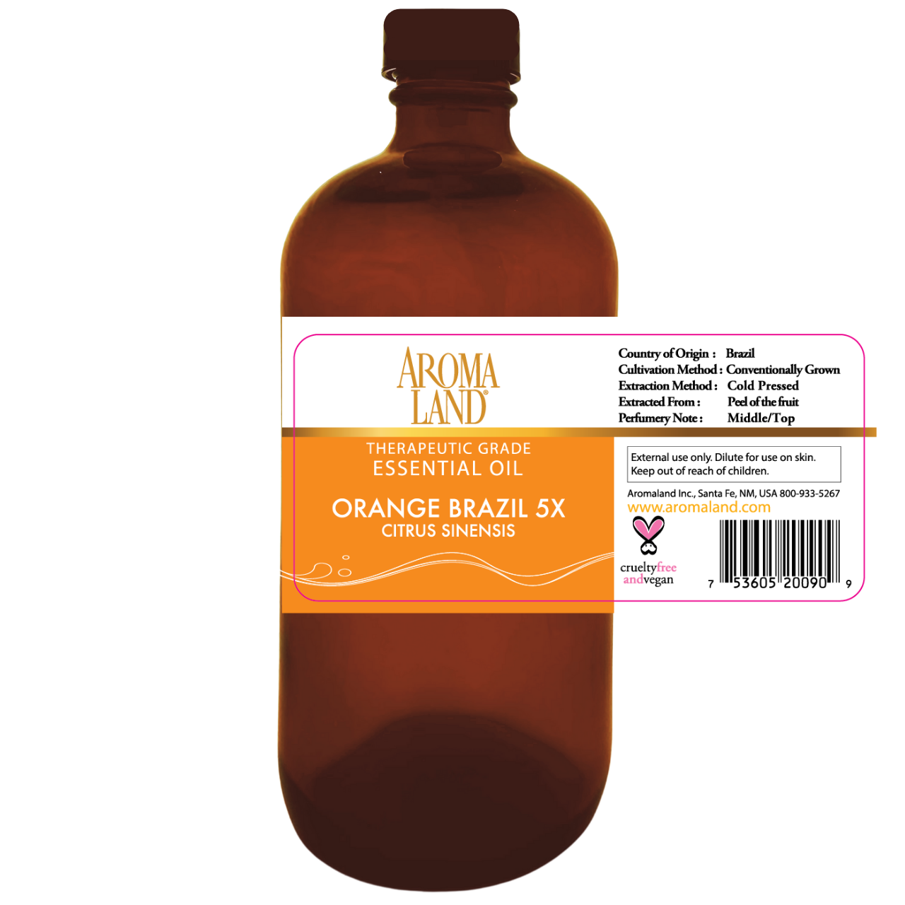 AROMALAND INC. - Wholesale Essential Oil - Orange Brazil 5X Essential Oil2