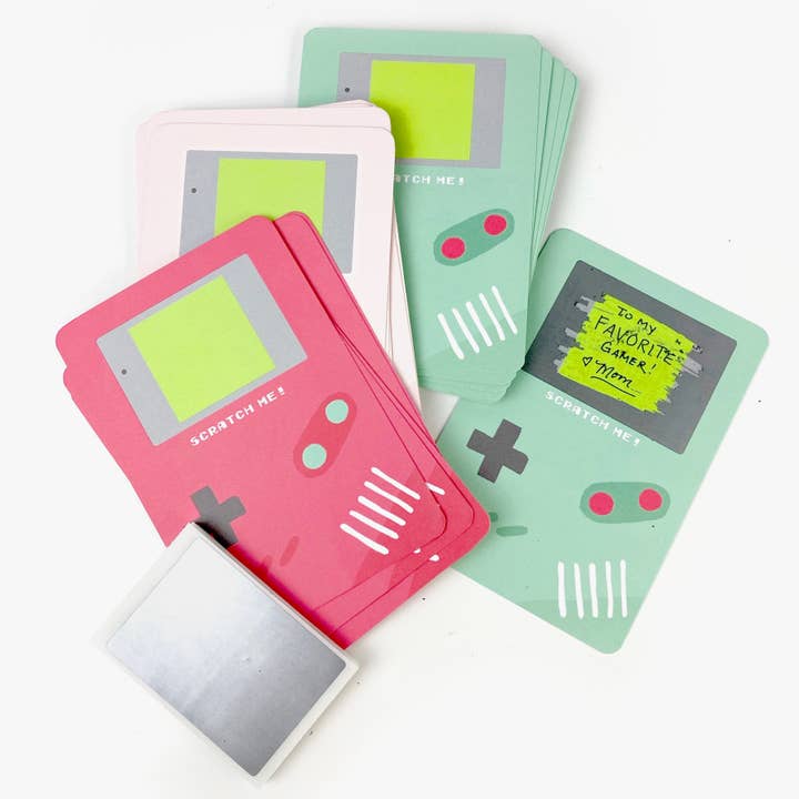 Inklings Paperie - Vendita all'ingrosso Biglietti per San Valentino - Biglietti di San Valentino gratta e vinci - Gamer