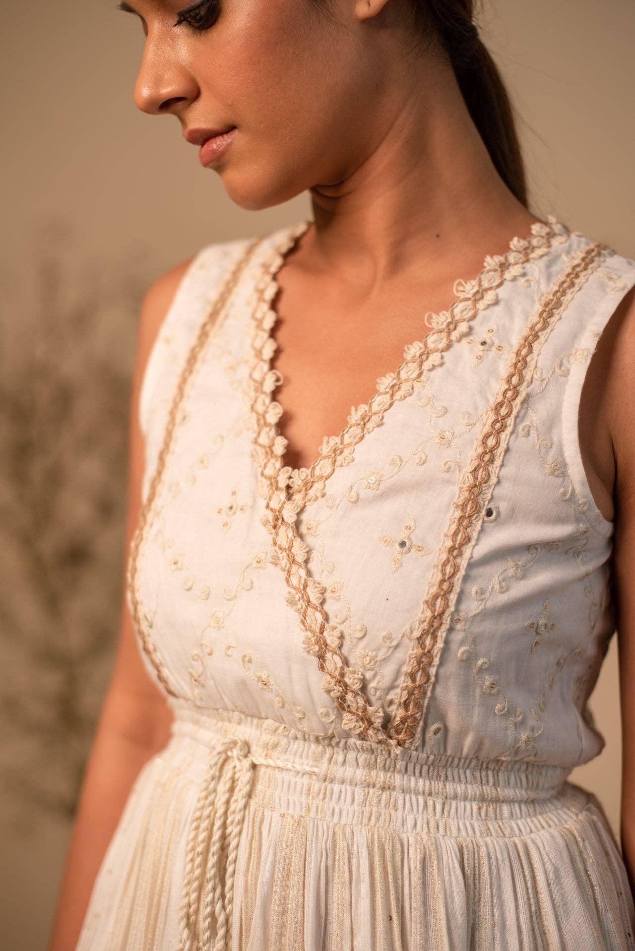 Label Reyya - Wholesale Jurk - Dames - Donkerblauwe mouwloze kruisjurk4