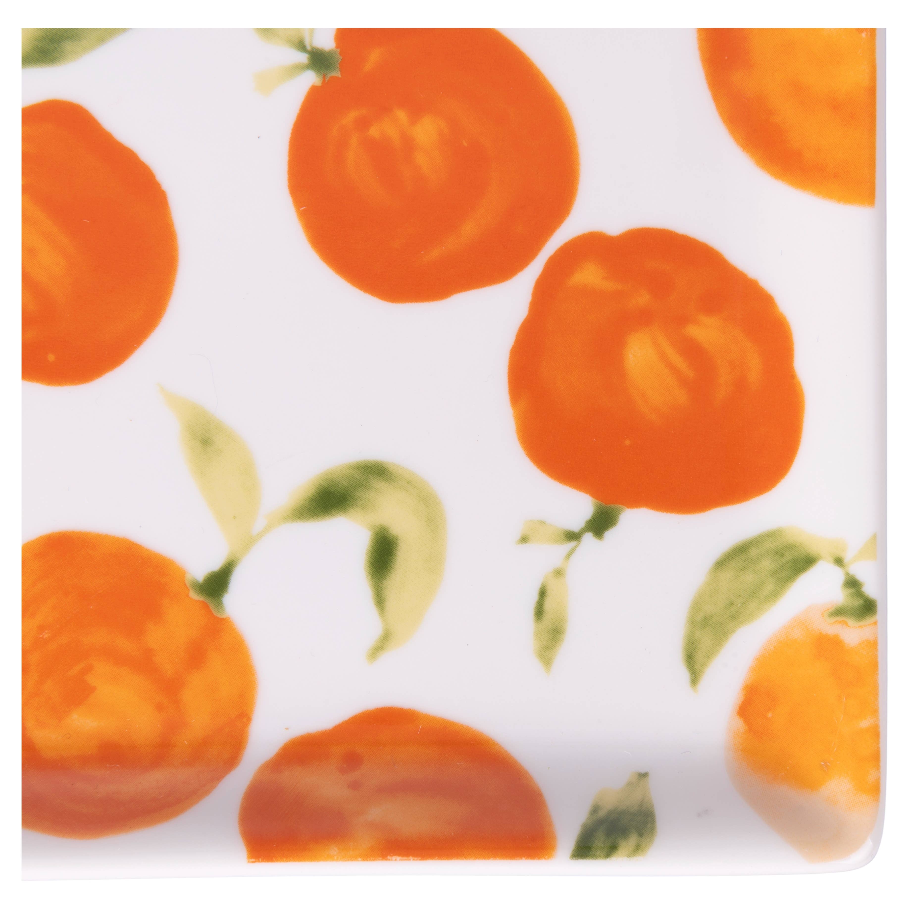 VdE Tivoli 1996 - Wholesale Dinner Plate - Fruit Life Rectangular Plate 2 Assorted 31.5x16.5CM Orange3