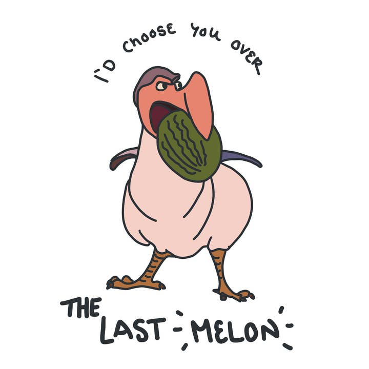 Maggie Jay Designs - Wholesale Everyday Greeting Card - The Last Melon Card3