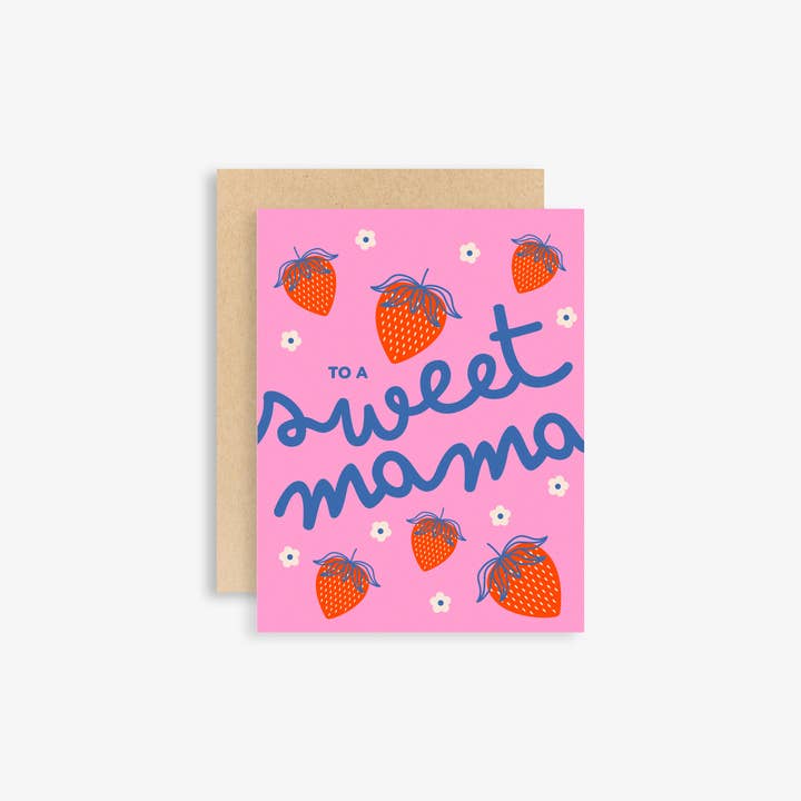 Fond Printed Goods - Wholesale Baby Card - Sweet Mama Card