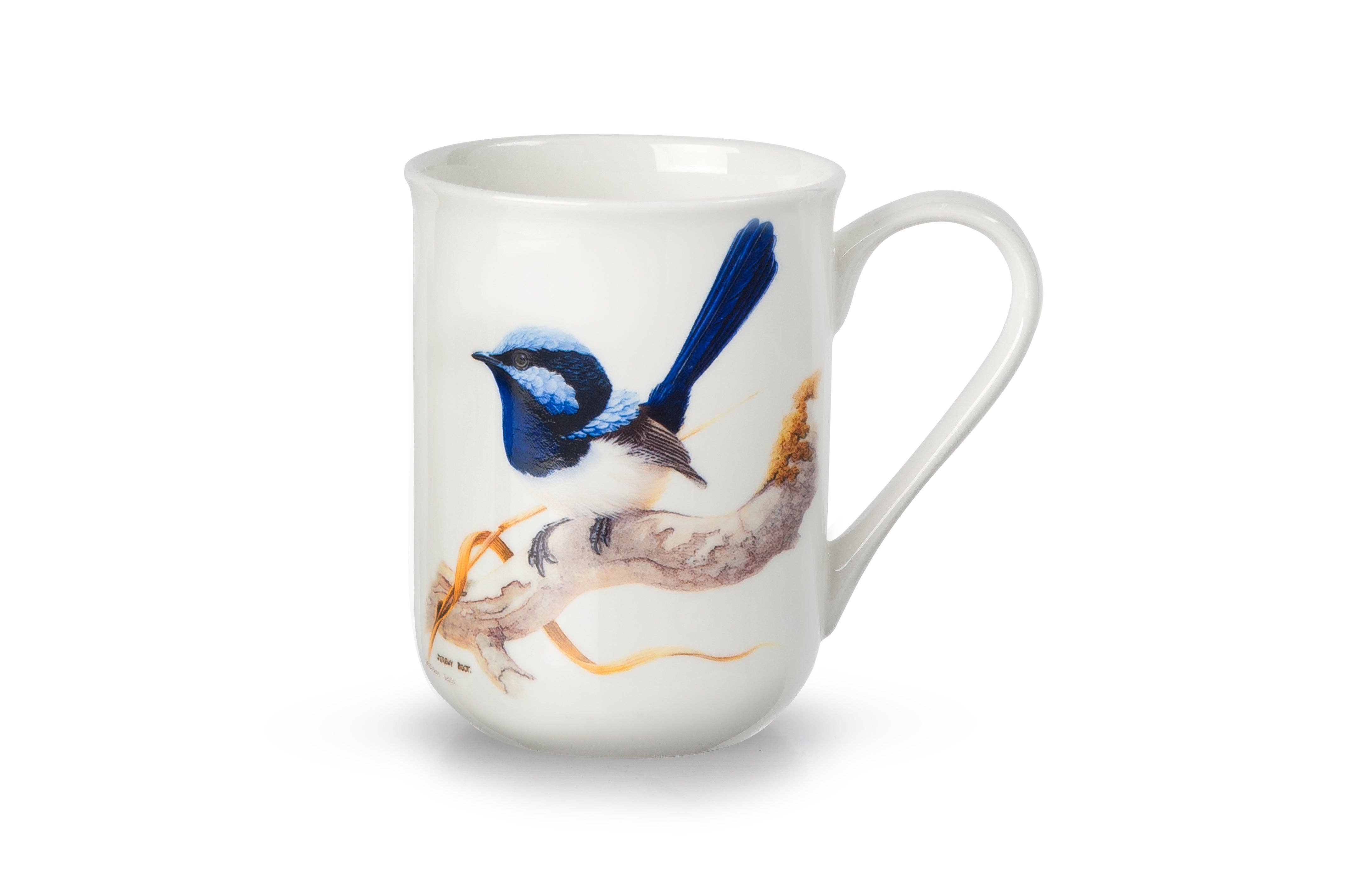 Jeremy Boot Collections - Wholesale Coffee mug - Bone China Cups - Blue Wren1