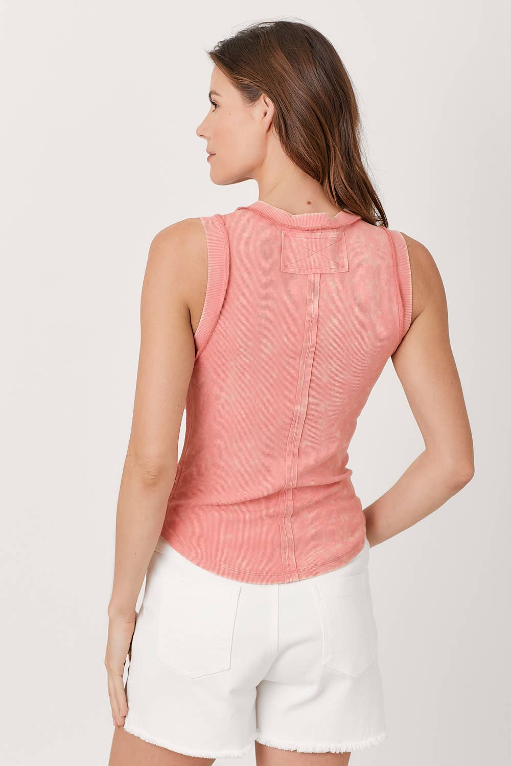 Mystree - Wholesale Tank Top - Women's - 60556 Exposed Seaming Ribbed Tank48