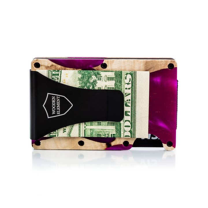 Wooden Element - Wholesale Wallet - Unisex - Wood/Resin Smart Wallets (Assorted pack of 11)