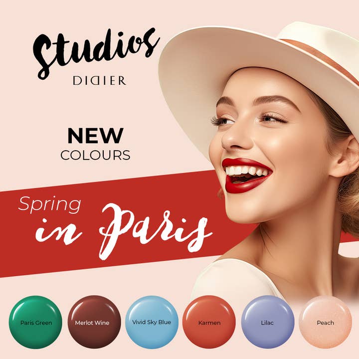SAS Laboratoires Didier – wholesale Nagellack – Gellack Studios Didier, persika, 8 ml
