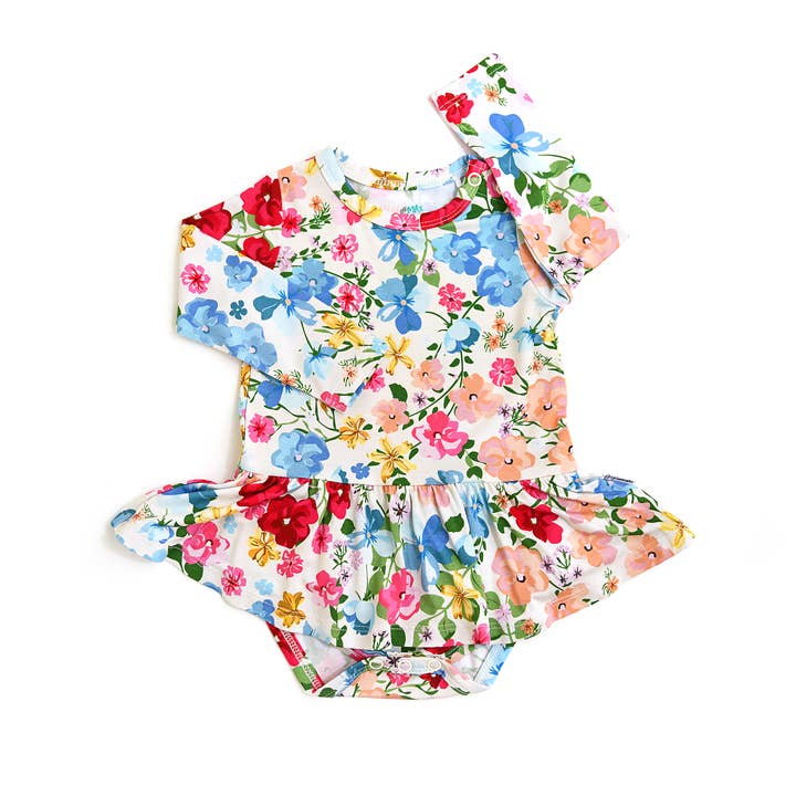 Gigi and Max - Wholesale Tutu – Child - Kaylee TUTU Floral Bamboo Baby Dress Clothing