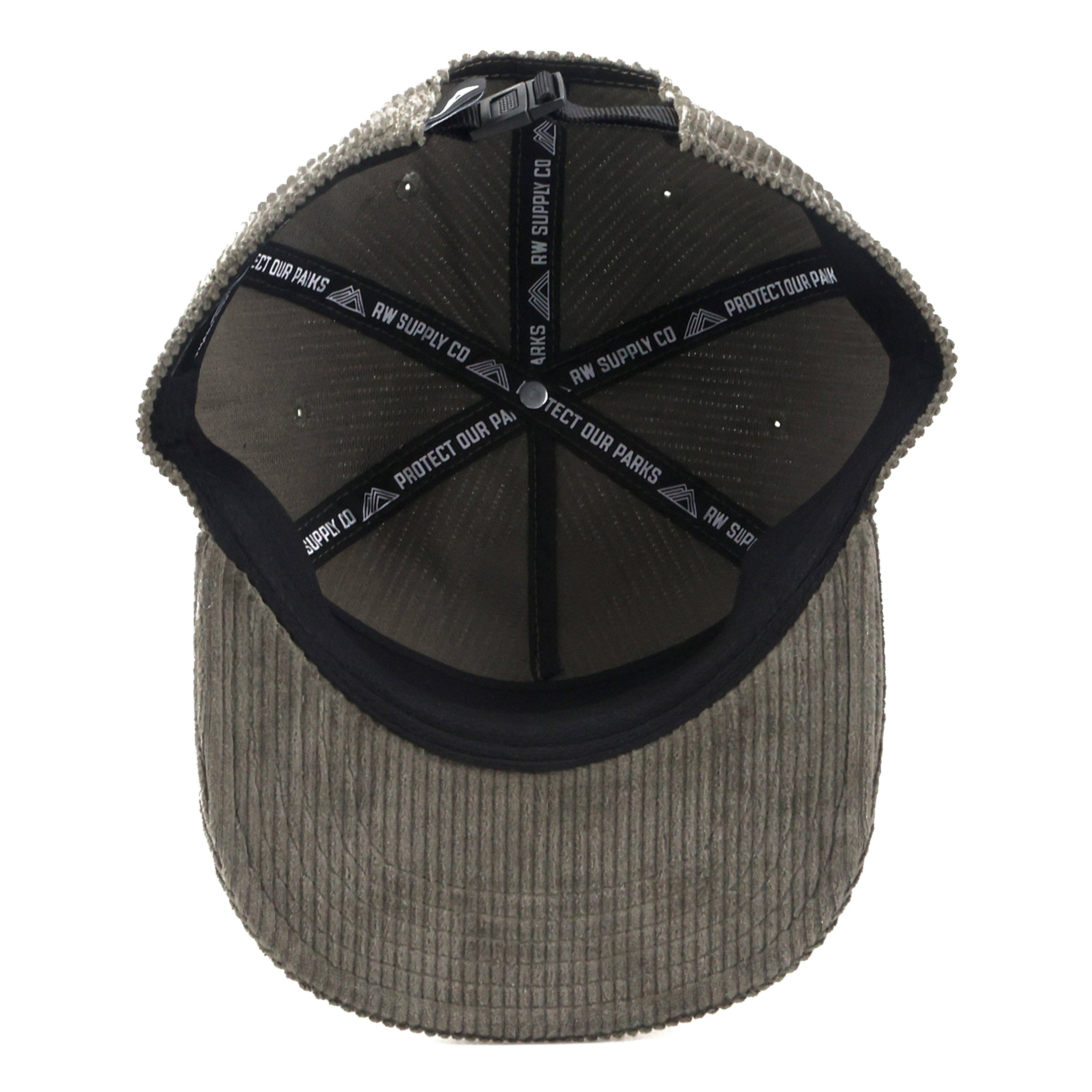 Rainier Watch Supply Co - Wholesale Baseball Cap - Unisex - Mount Rainier National Park Est 1899 Corduroy Vintage Cap5