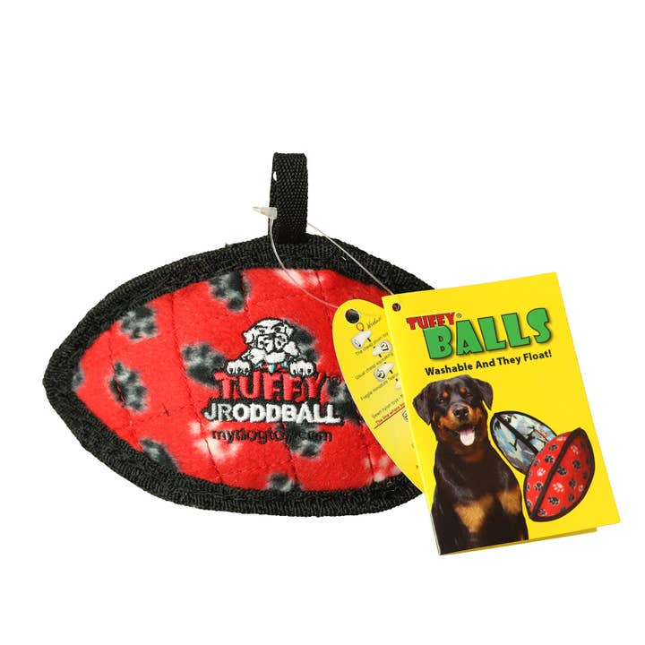 Tuffy Dog Toys - VIP Products - Wholesale Pet Toy - Dog - Tuffy Jr Odd Ball - Red Paw, Tough, Durable Dog Toy5