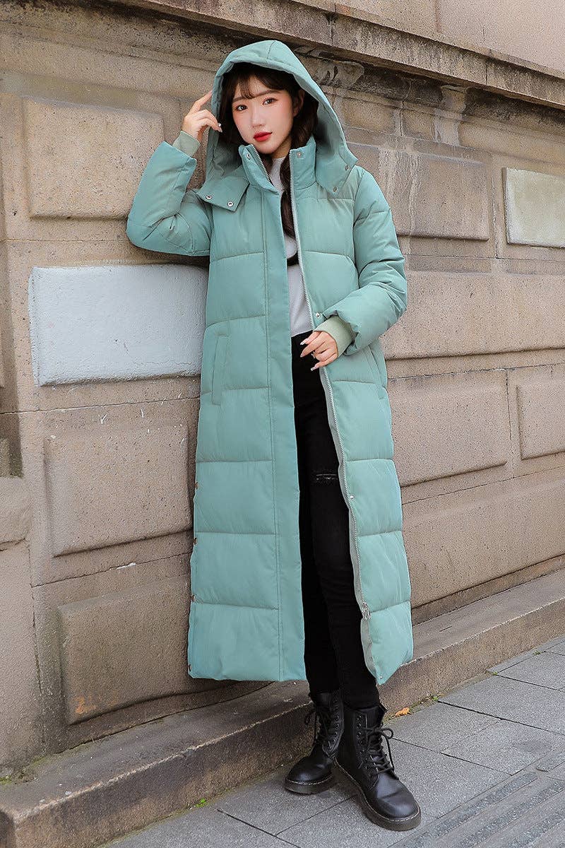 Marayn - Vente Doudoune – femme - Manteau Long Matelassé Chic et Chaud Polyvalent 202432