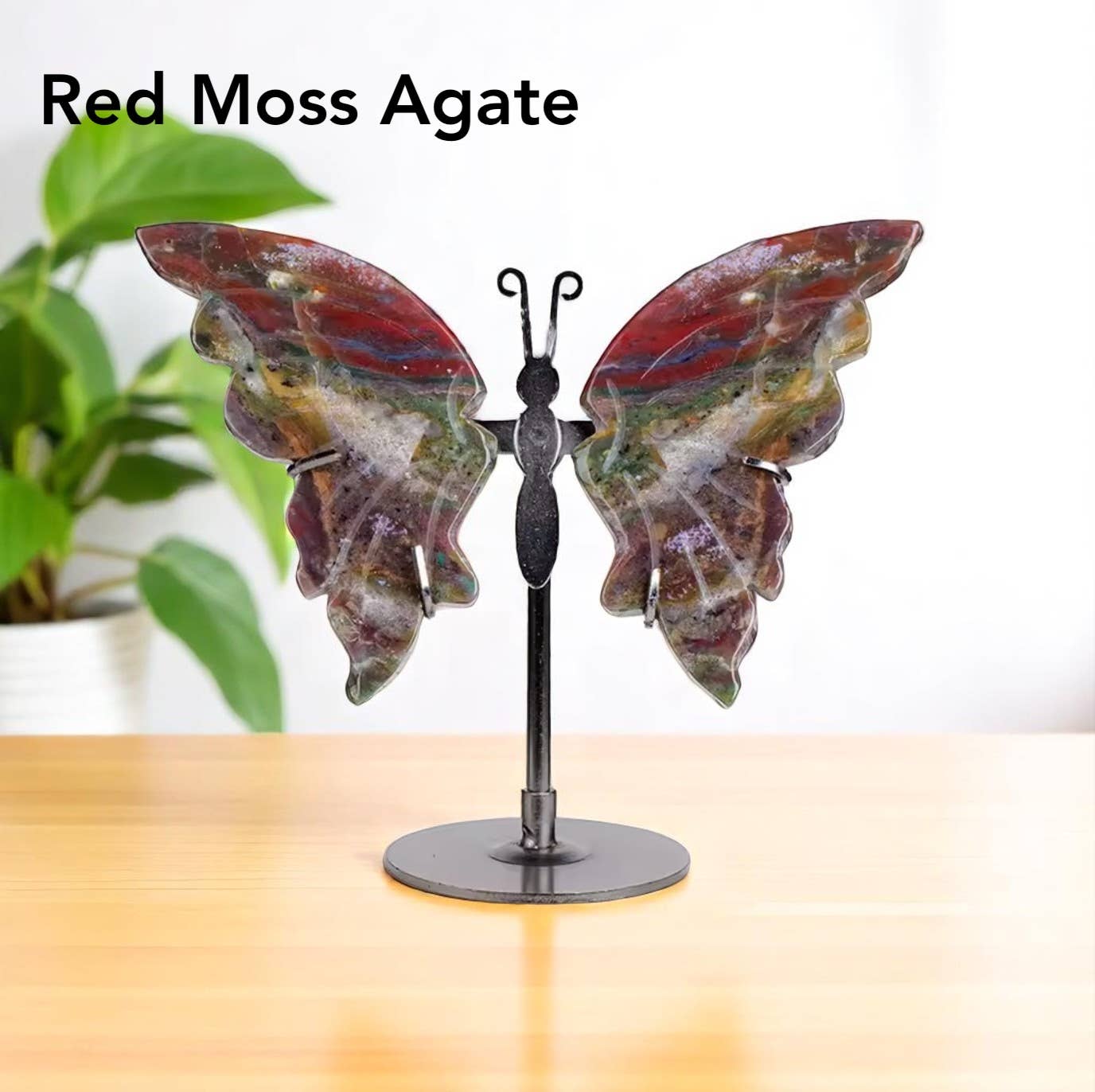 Crystolver (We Cover All Import Fees) – Großhandel Dekofigur – Elegante Schmetterlingsflügel aus Kristall mit Ständer11