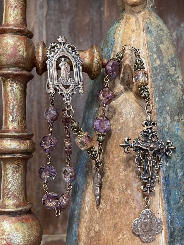 PRAYER OF THE AGES ONE DECADE HEIRLOOM ROSARY for wholesale by Seraphym