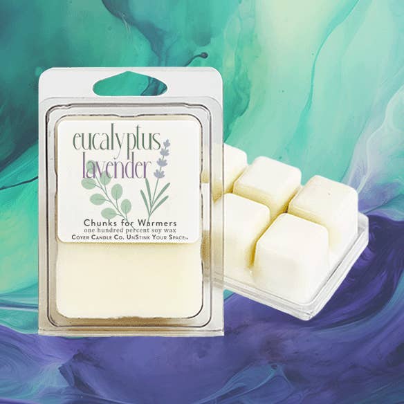 Eukalyptus Lavendel - Sojavaxsmältor för wholesale av Coyer Candle Co.