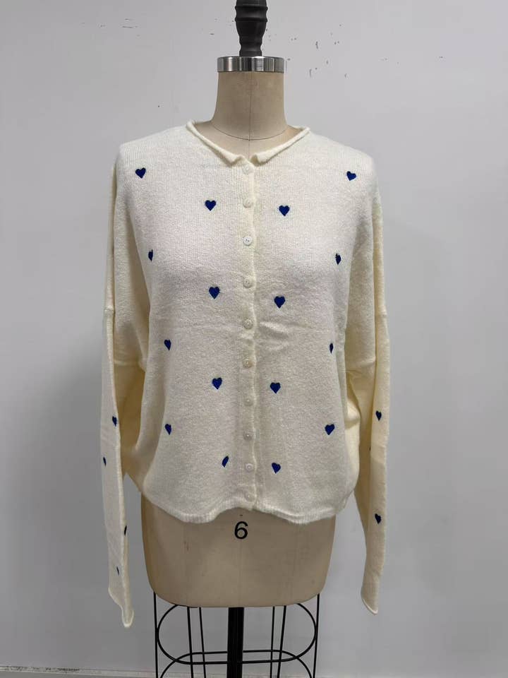 Things Between - Wholesale Cardigan - Women's - Piper Cardigan - Hearts10