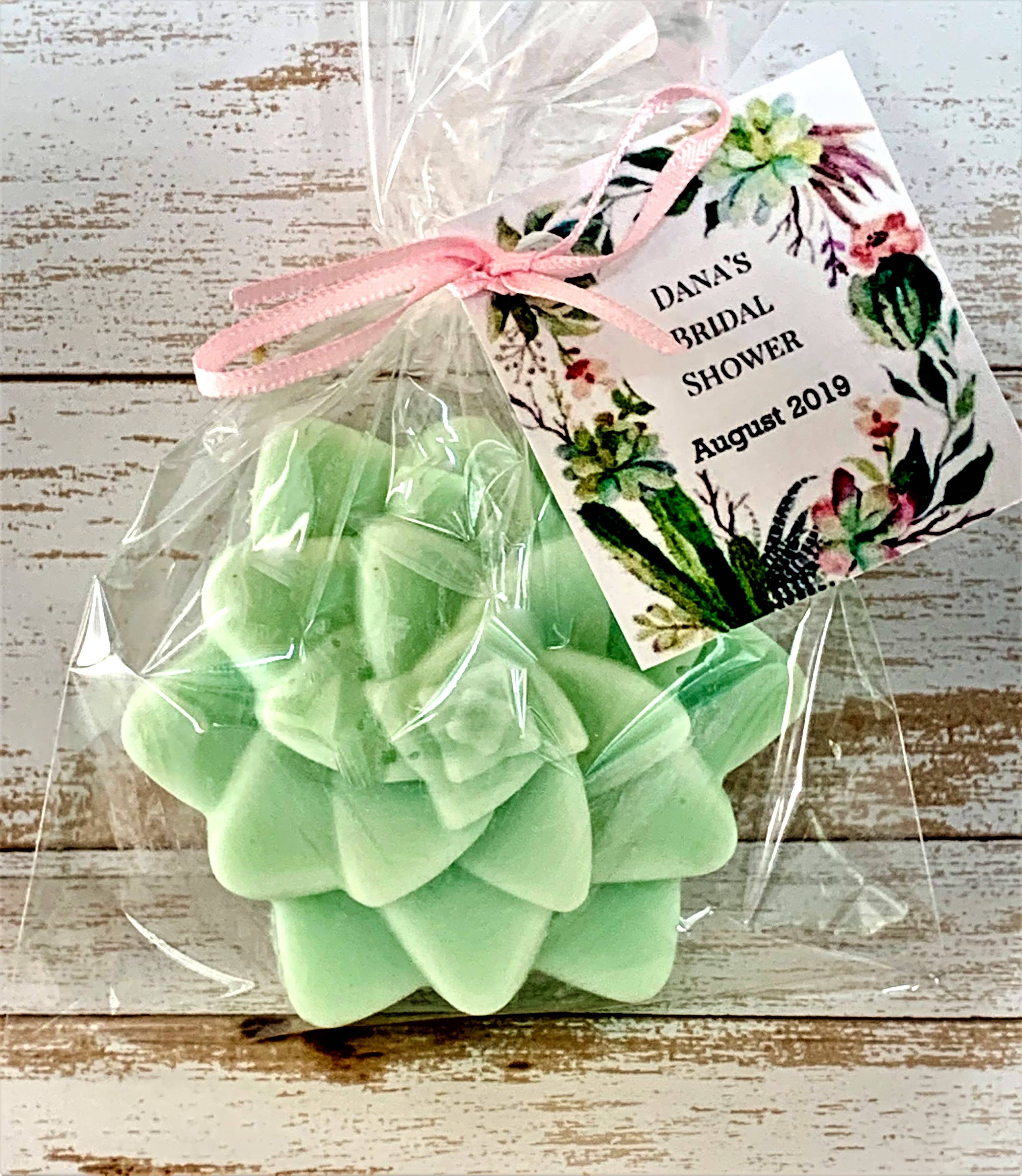 Plunk Soap and Candle Company - Wholesale Bar Soap - Succulent Soap: Bulk Soap | Bridal Favors | Succulent theme3