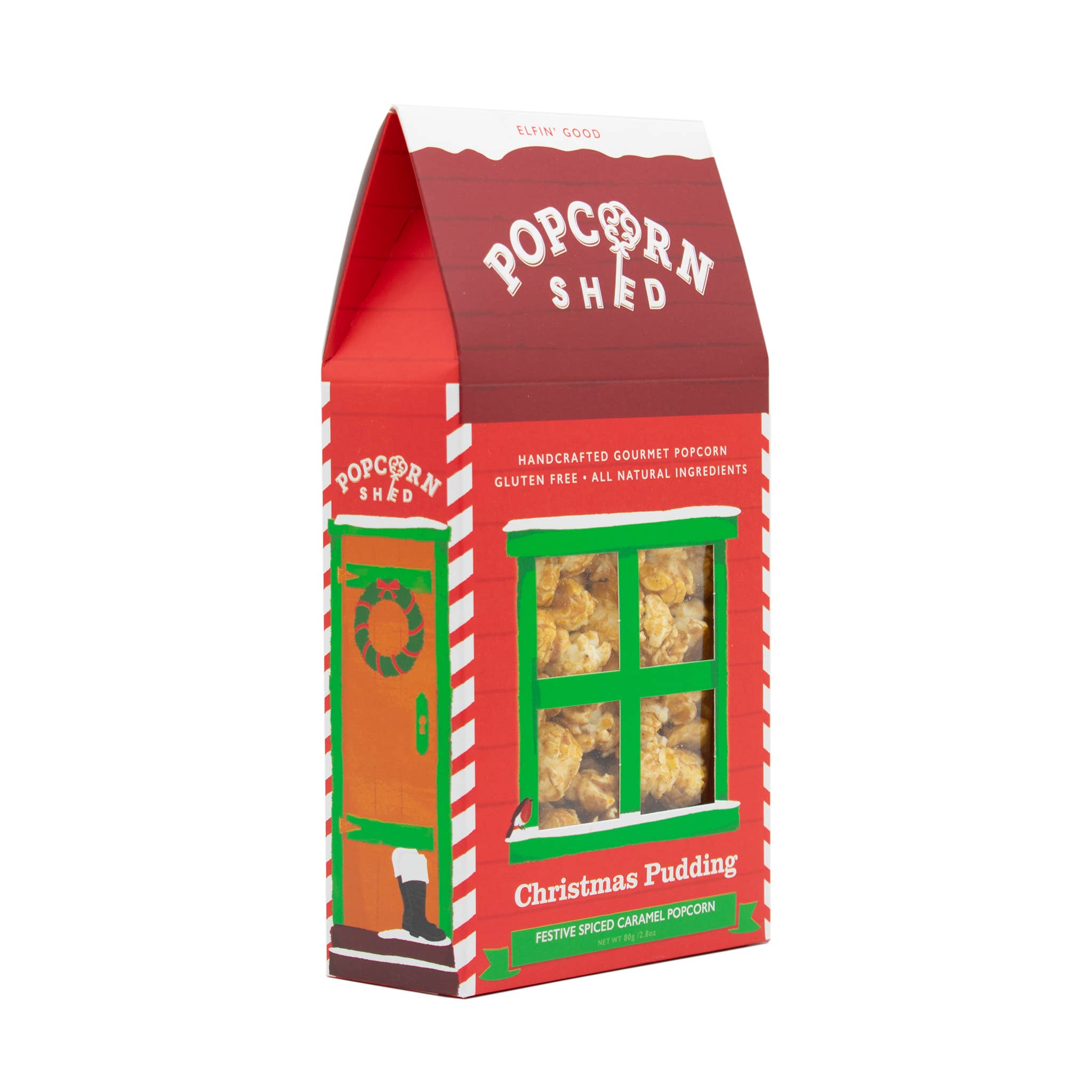 Popcorn Shed - Wholesale Popcorn - Vegan Christmas Pudding Gourmet Popcorn Snack box3
