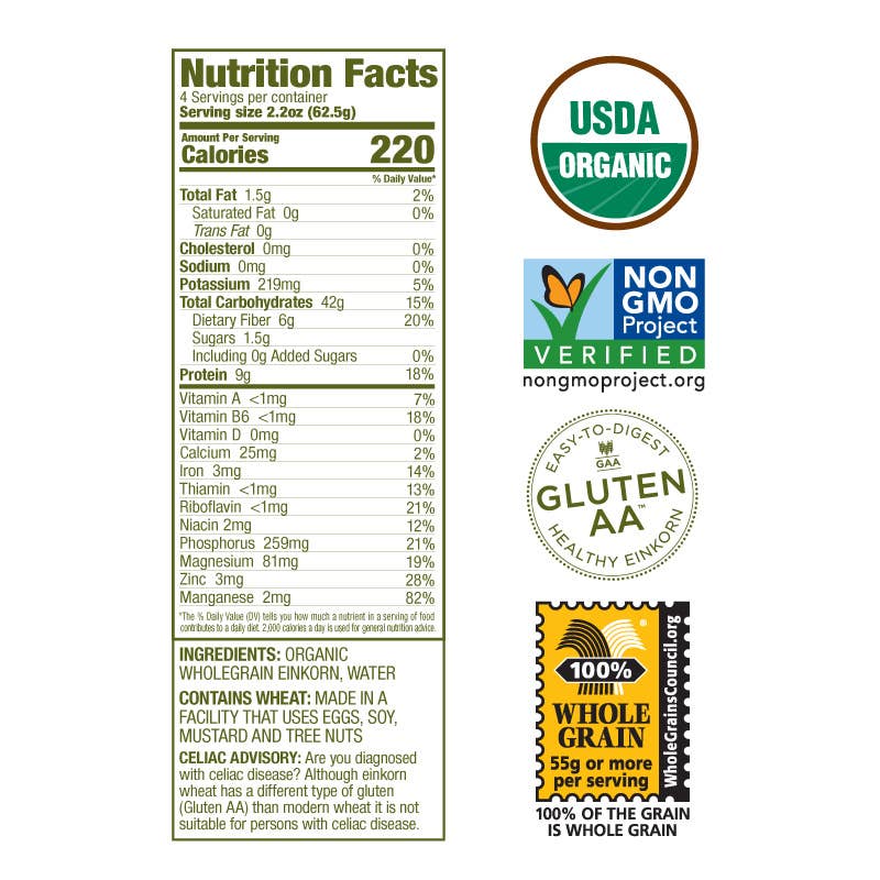 Revival Einkorn - Wholesale Pasta - Organic Einkorn Penne9