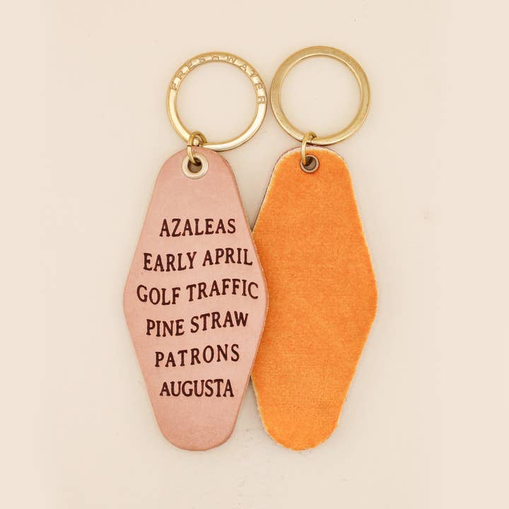 Freshwater Curated Goods – wholesale Keychain – Unisex – Custom Your City Favorites Hotel Leather Keychain2