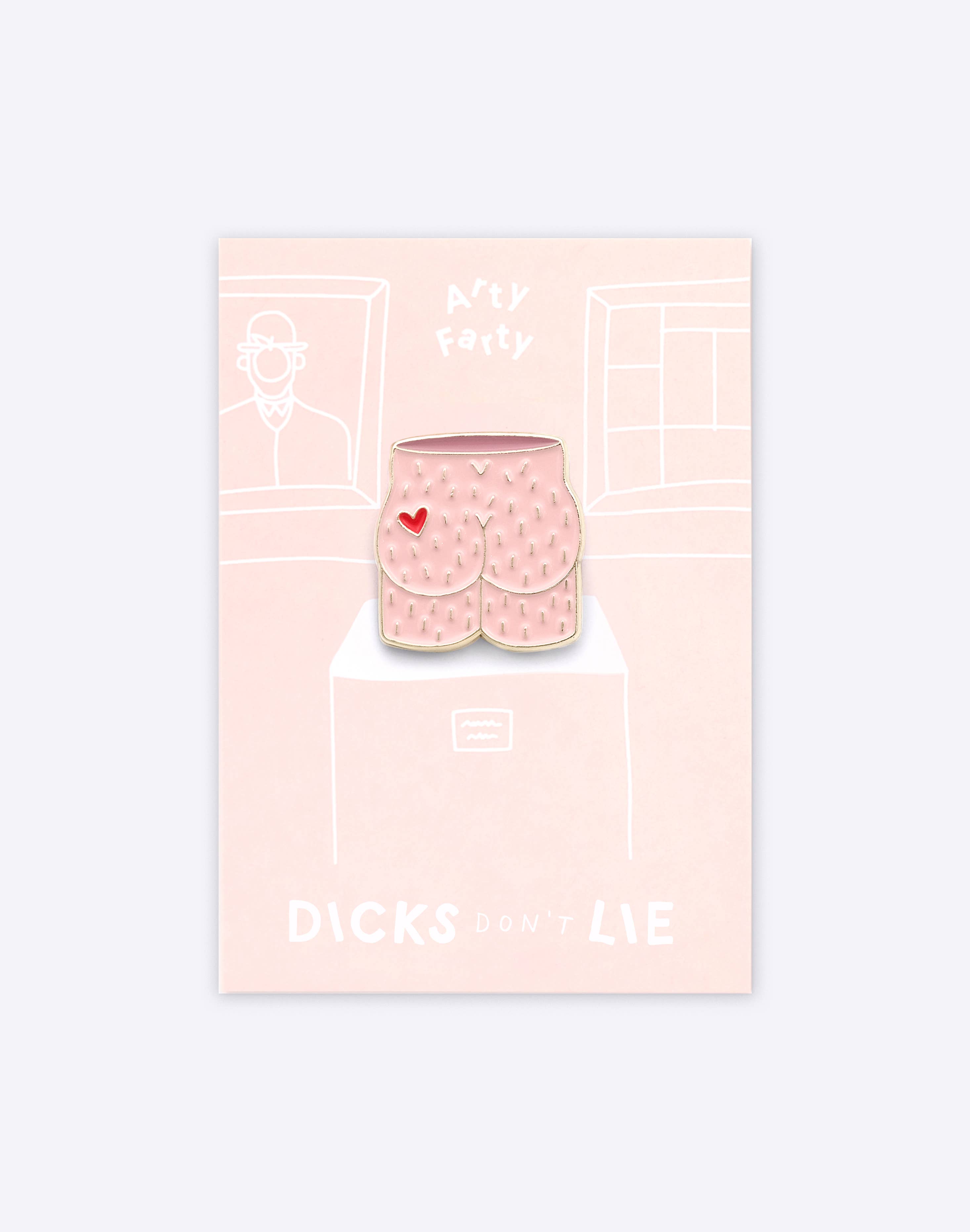 Dicks Don't Lie - Wholesale Lapel Pin/Button - Pin - Arty Farty2