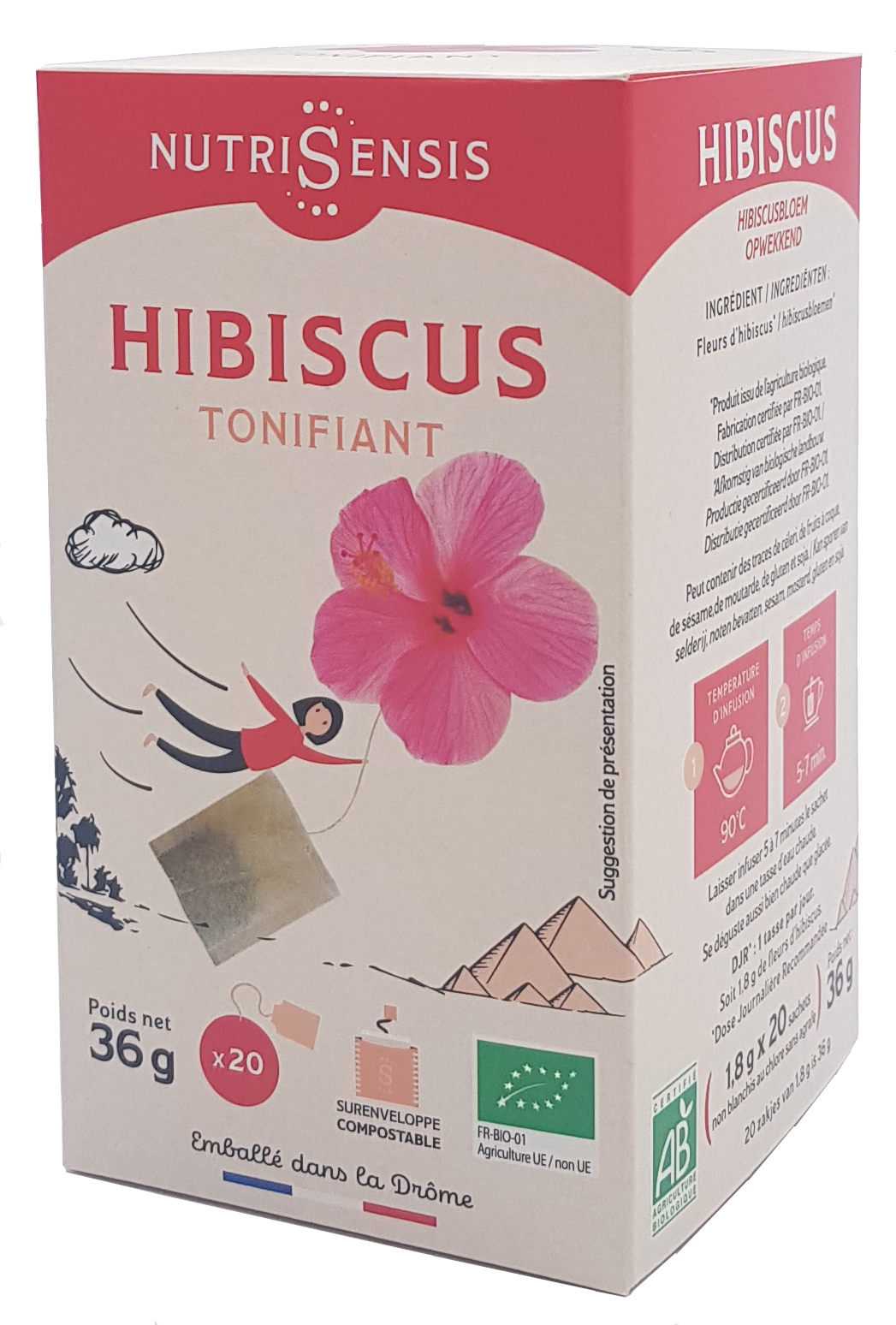 Nutrisensis - Wholesale Retailer Display - Food & Drink - NUTRISENSIS - Display of 120 boxes of BIO infusions2