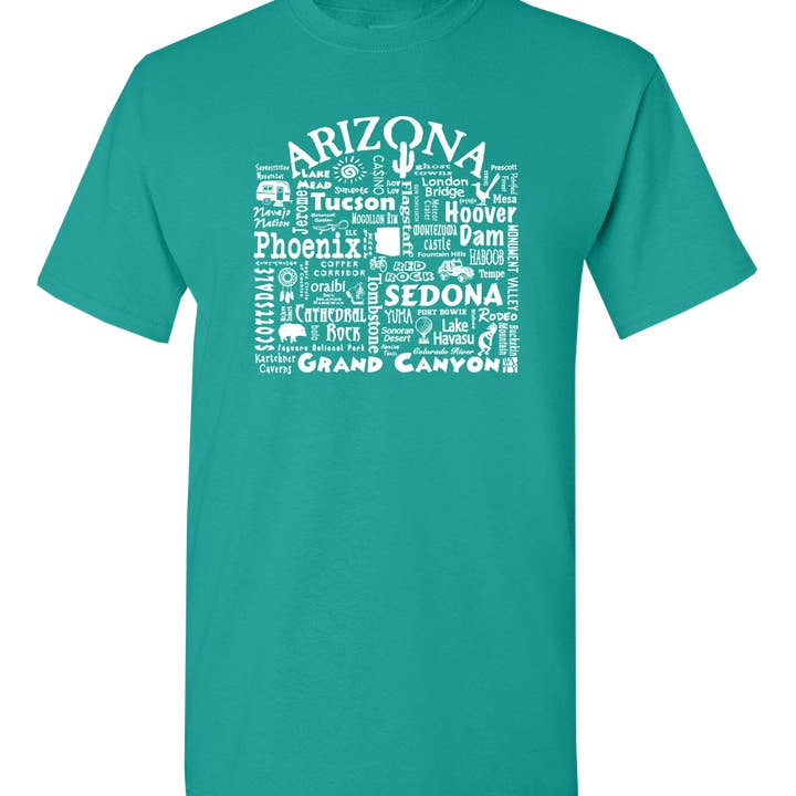 Arizona Destination Unisex T-shirt - Where Life Takes You for wholesale by The Buffalo Works
