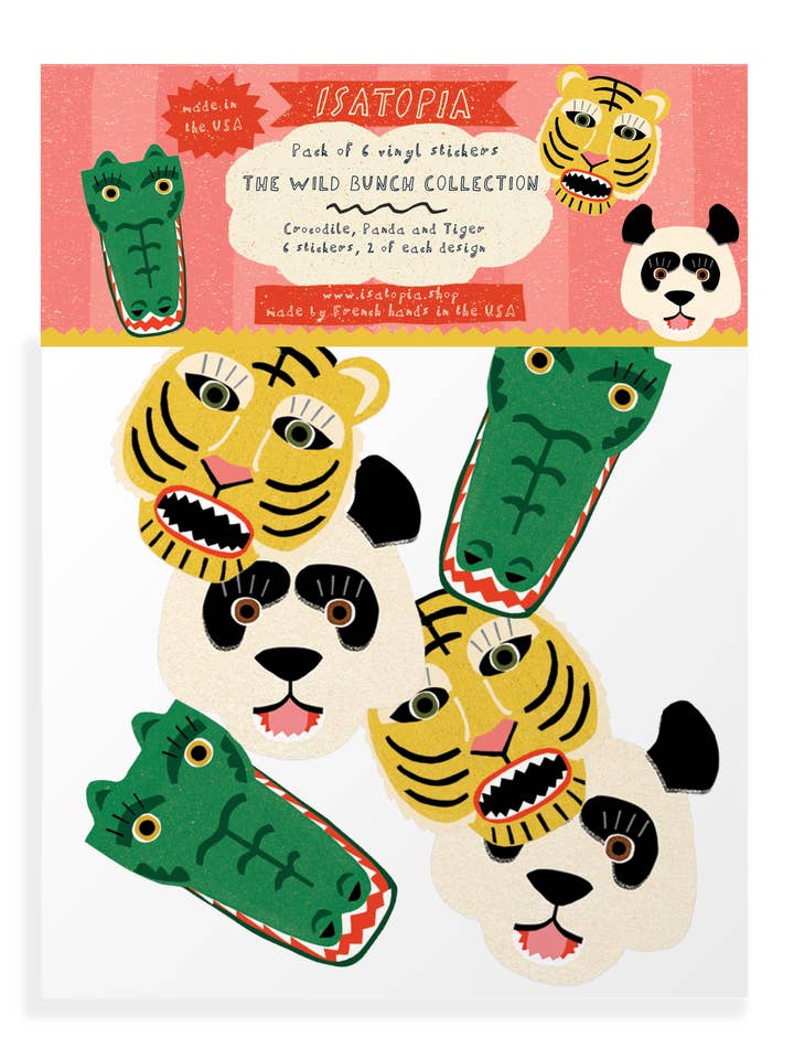 Wild Bunch Stickers Pack for wholesale by Isatopia