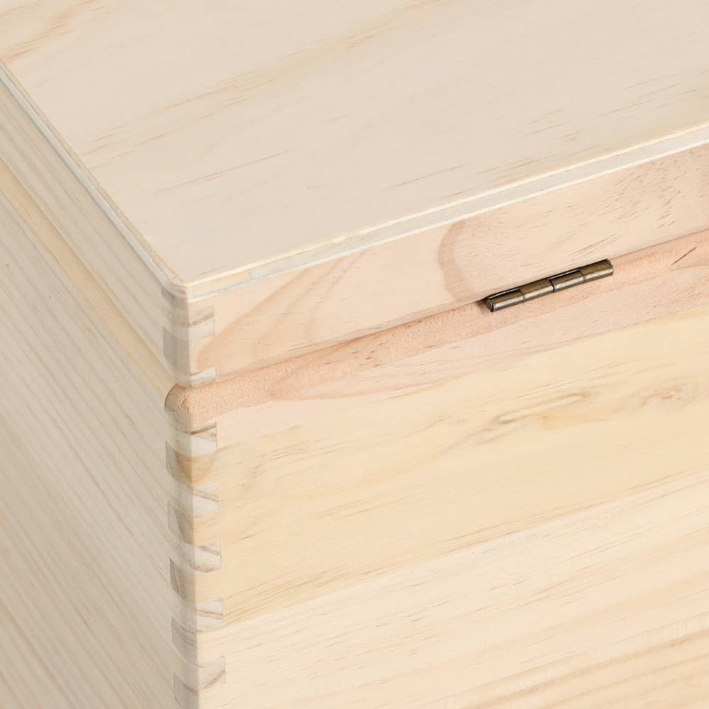 nature Multipurpose Box with Lid, Softwood #4 100% FSC for wholesale on Faire4