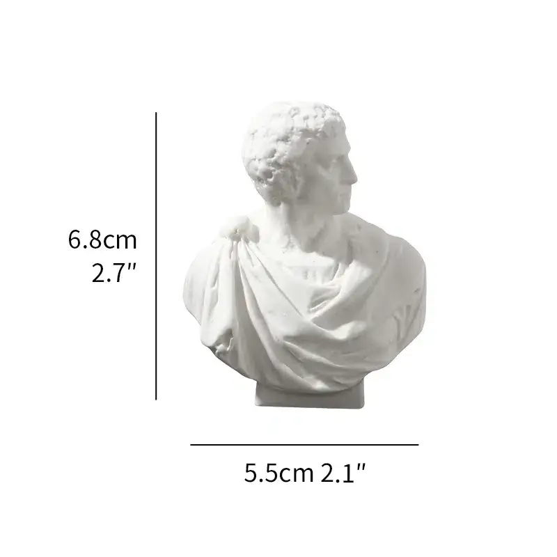 Magnifique Hearts - Wholesale Decorative Figurine - Miniature Greek Busts - Intricately Carved30