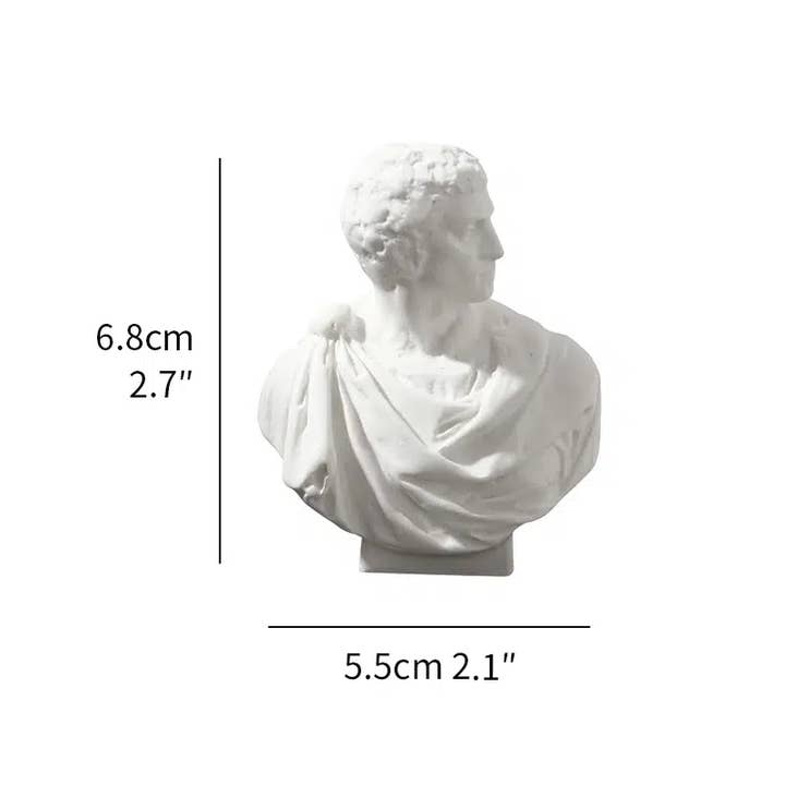 Magnifique Hearts - Wholesale Decorative Figurine - Miniature Greek Busts - Intricately Carved30