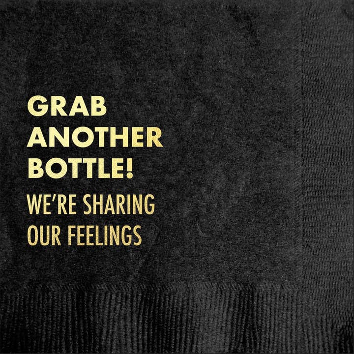 Another Bottle Cocktail Napkin for wholesale by Pretty Alright Goods