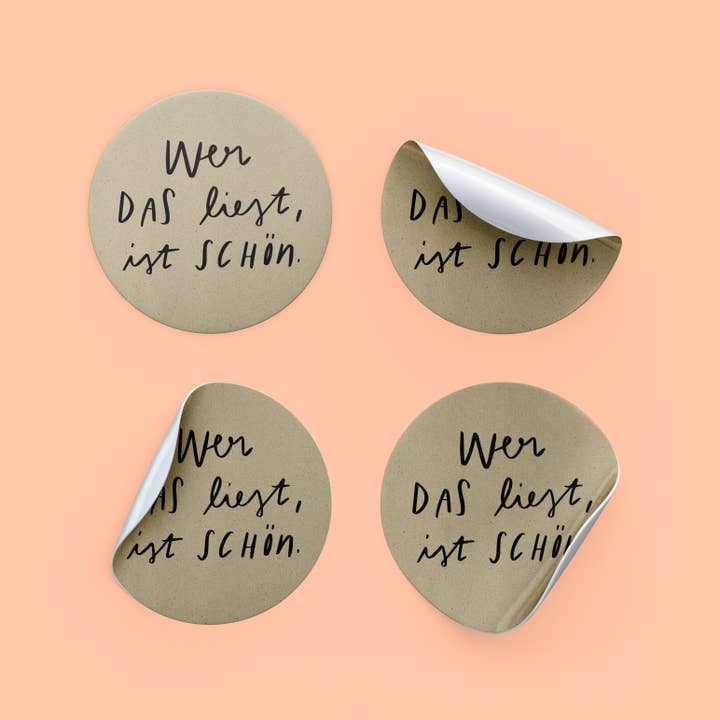 franzizo nachhaltige papeterie - Wholesale Sticker - “Nice” sticker