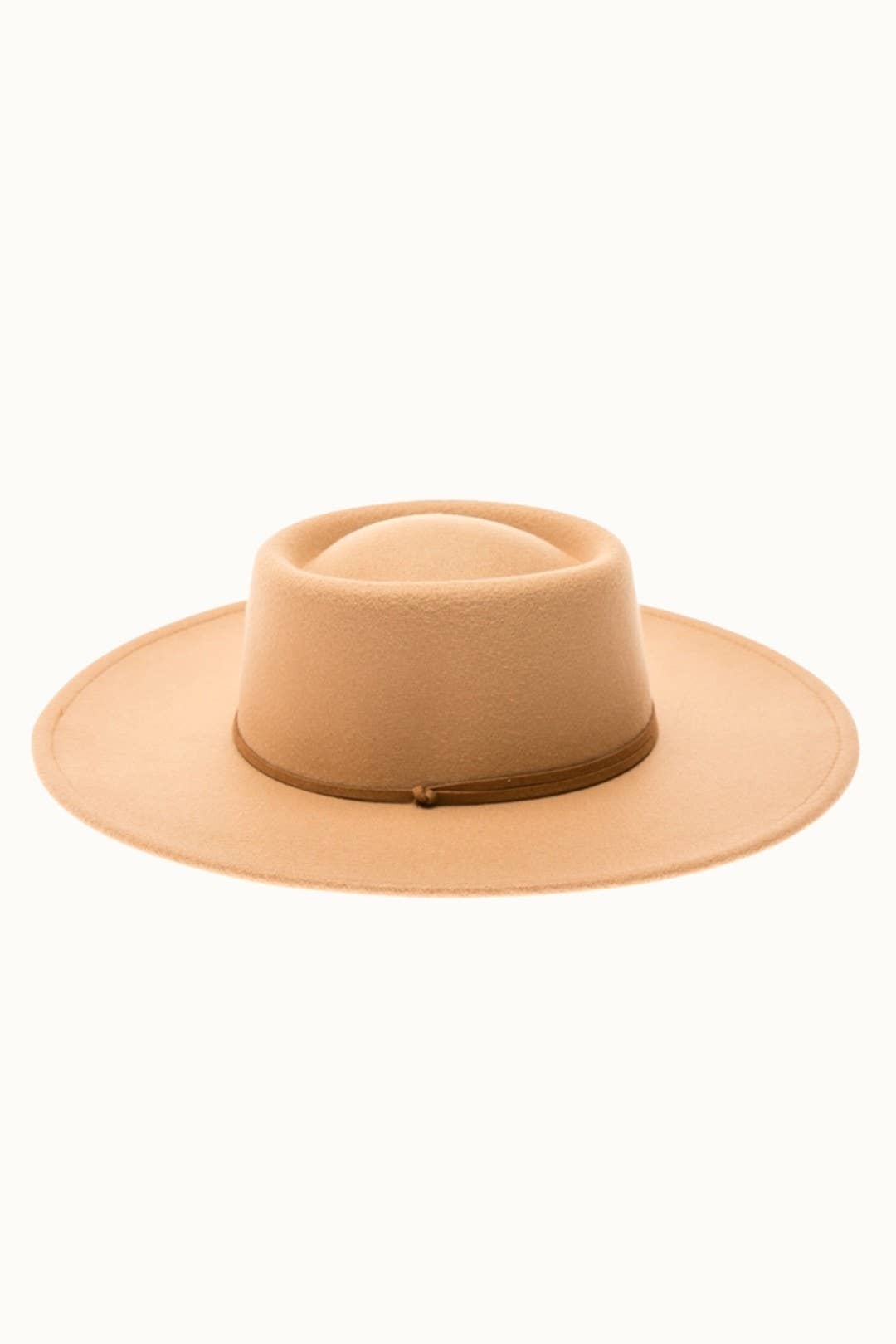 Olive & Pique - Wholesale Boater Hat - Women's - Wide Brim Bolero Boater Hat with Chin Cord, Vegan Felt5