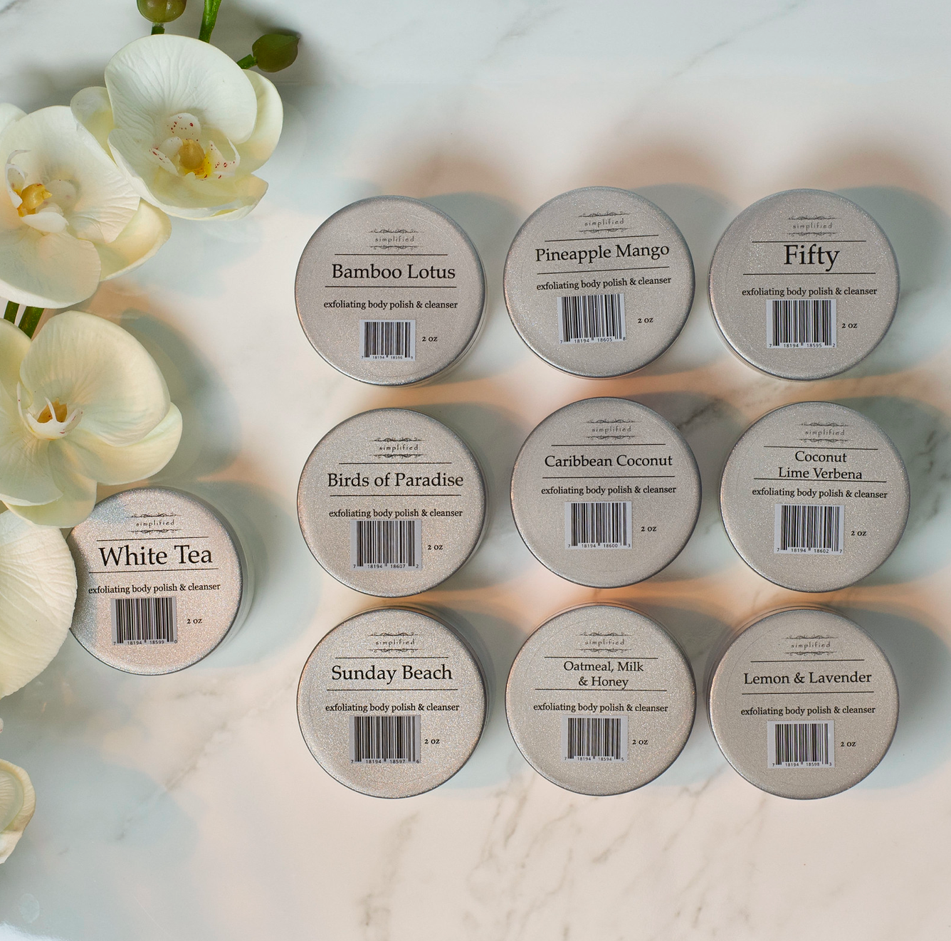 Simplified Soap – wholesale Body scrub/exfoliant – 2oz Body Polish4