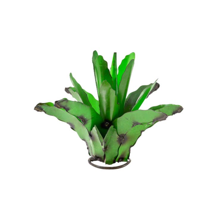 Green Metal Agave for wholesale by Rustic Arrow