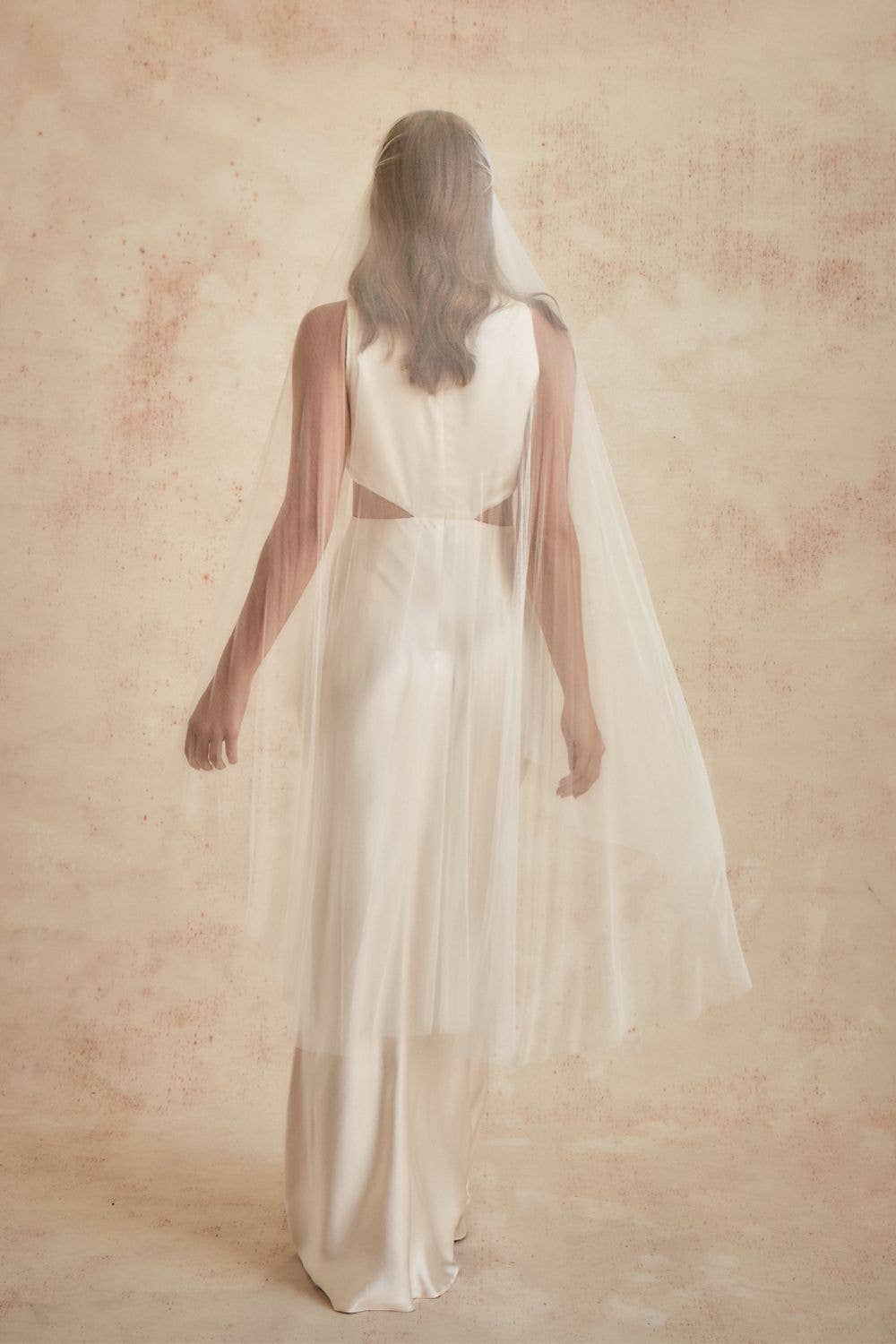 Dove Grey Accessories - Vente Voile – femme - Voile Juliette en tulle de soie Caitlin2