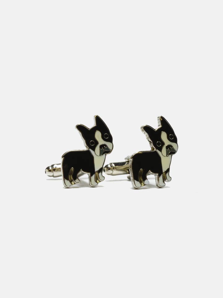 Frenchie Cufflinks for wholesale by Curated Basics