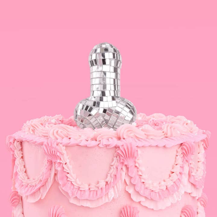 xo, Fetti - Wholesale Cake/Cupcake Topper - Bachelorette Penis Cake Topper, Bride Last Disco Supplies