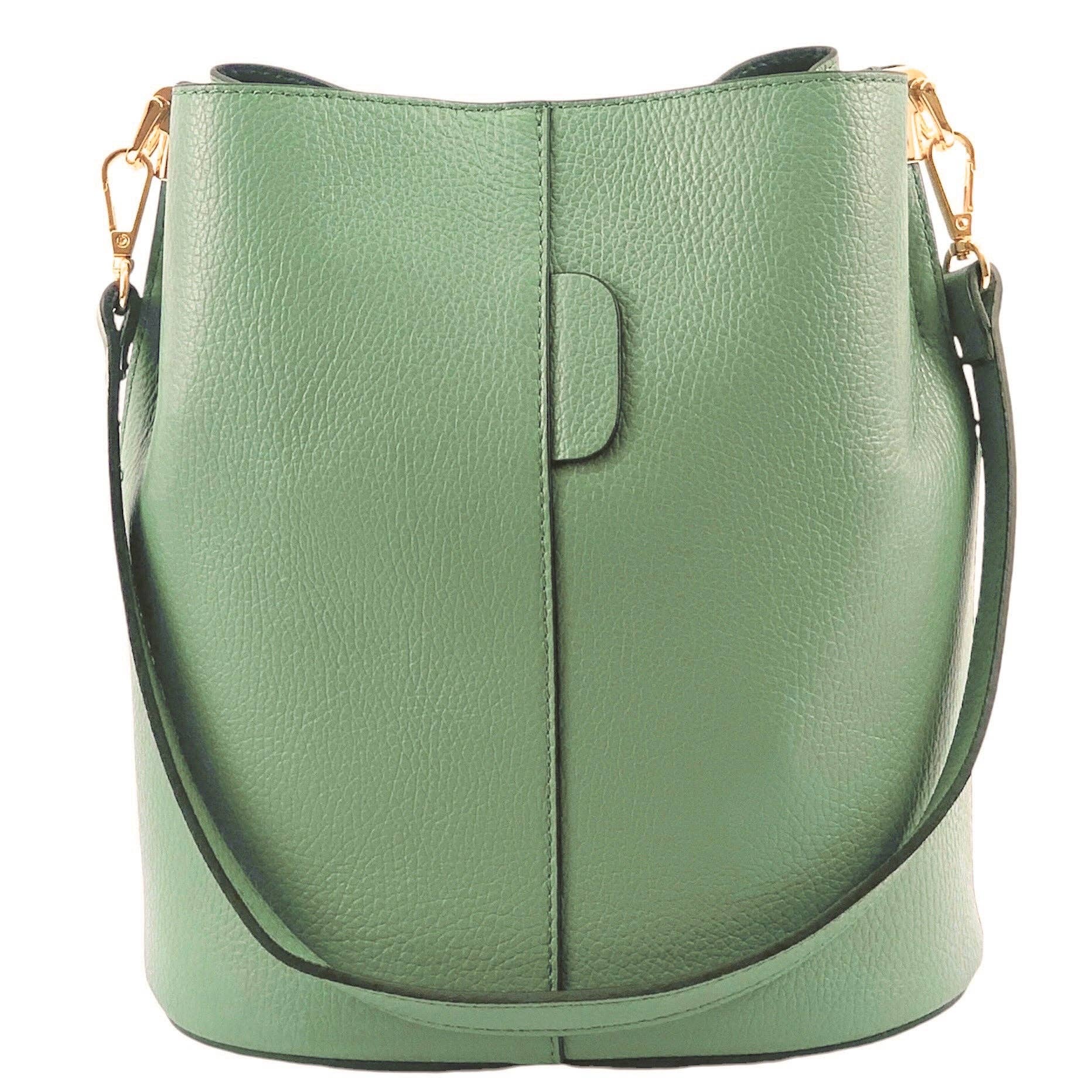 MODARNO - Venta al por mayor Bolso con correa - Mujer - Bolso tipo bucket Giulia de cuero Dollaro genuino MODARNO25