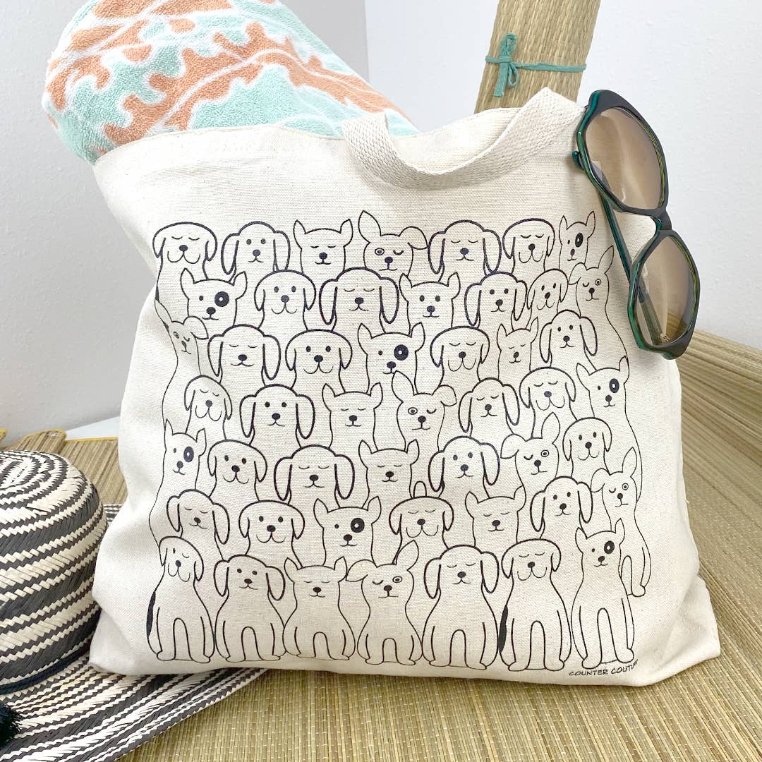 Counter Couture - Wholesale Tote Bag - Unisex - Dog Canvas Tote Bag | Hand Screen Printed1