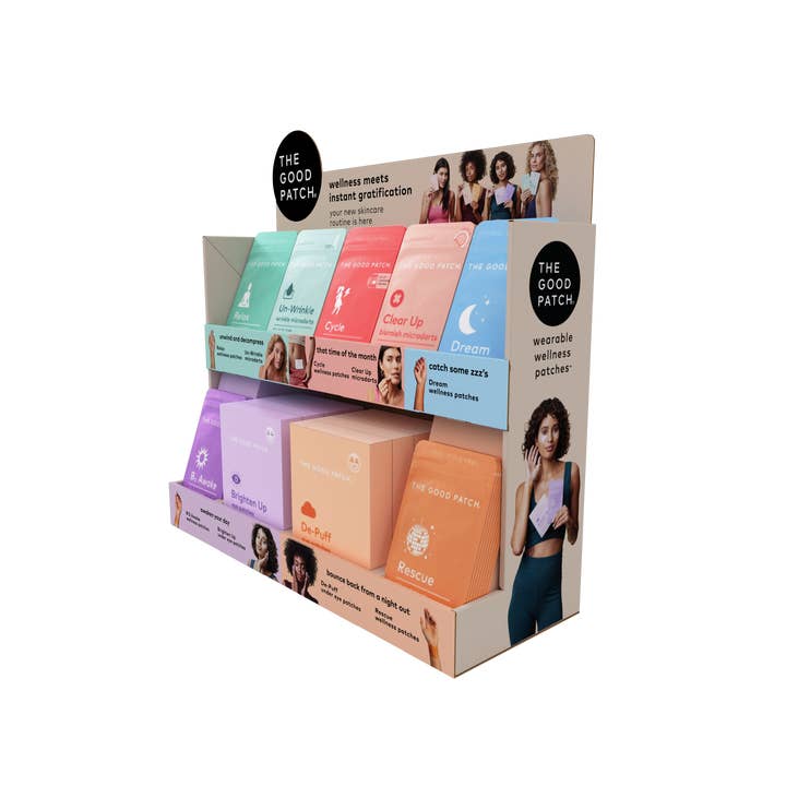 The Good Patch - Wholesale Retailer Display - Beauty & Wellness - Perfect Pairing Counter Top Display
