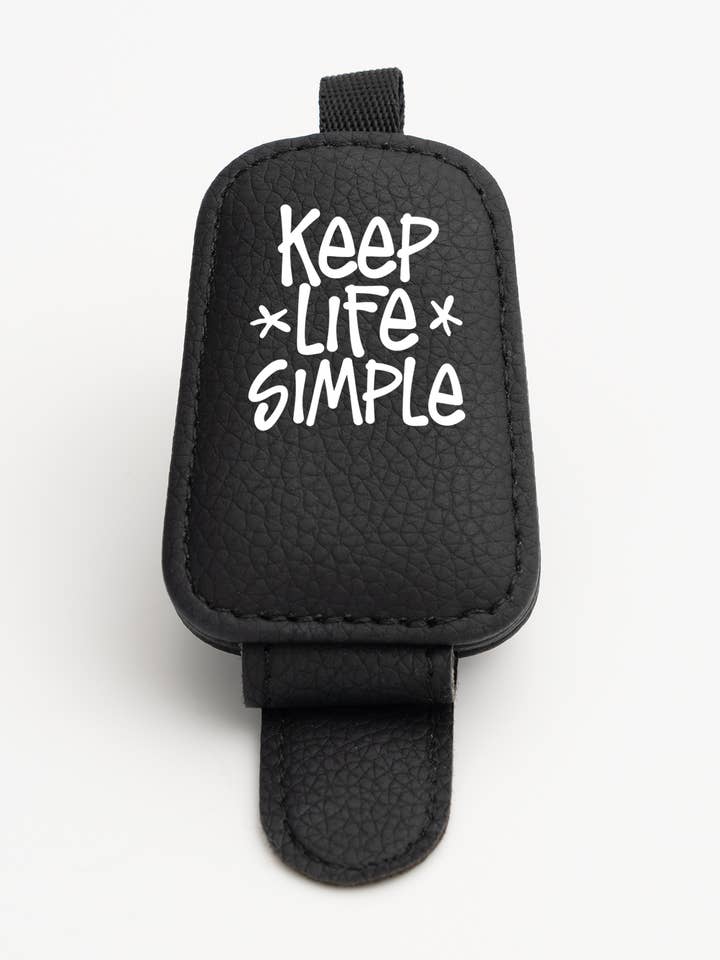 Gardez la vie simple - Clips de visière pour lunettes de soleil pour la vente par Dexsa