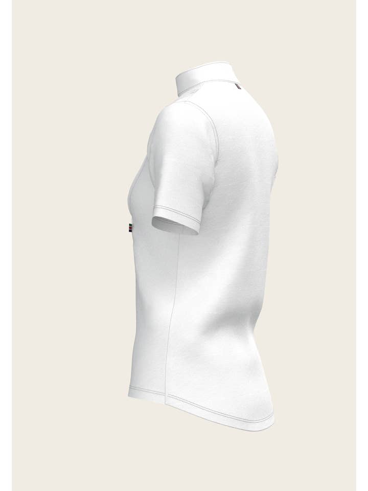 Espoir Equestrian – wholesale T-shirt – women's – Short Pleated Short Sleeve Show Shirt5