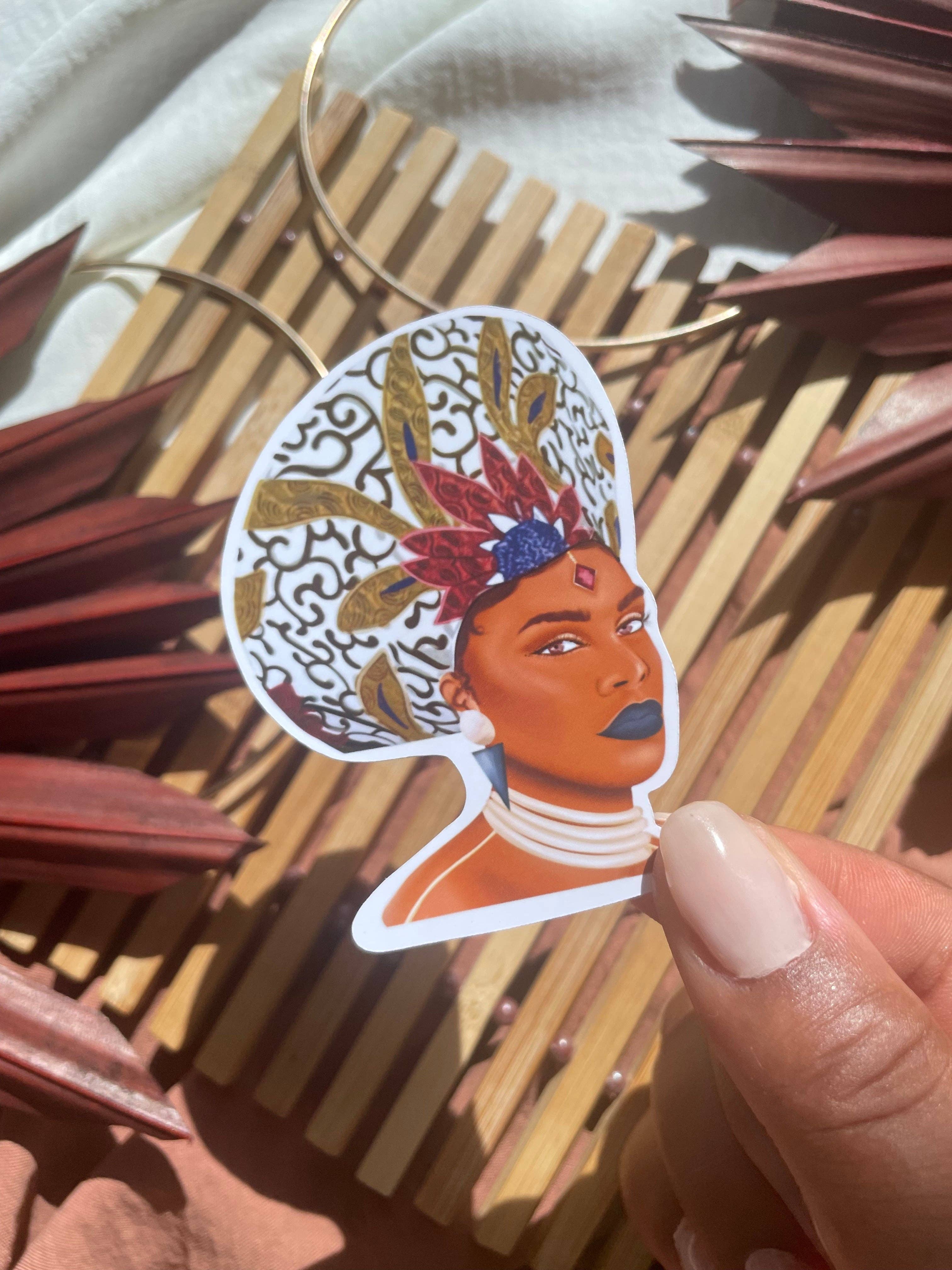 IamSojah - Wholesale Sticker - Nihahsah - Afro sticker0