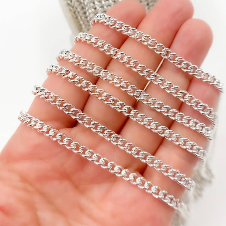 Jewels & Chains - Wholesale Link & Chain Necklace - Y57SS. Sterling Silver Curb Chain